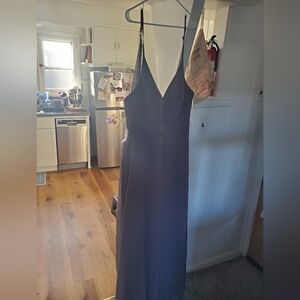 Azazie Steel Gray Bridesmaids dress Size 17